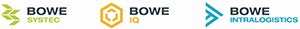 Logoleiste BOWE Systec, Bowe IQ und Bowe Intralogistics
